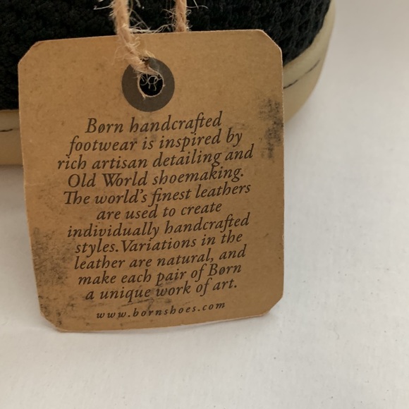 BORN HANDCRAFTED SLIP ON BLACK 7.5 NEW NO BOX - Picture 5 of 11